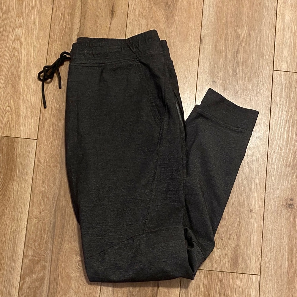 Kit And Ace Men's Black Jogger Pants - Casual Drawstring Sweatpants